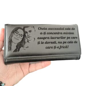 portofel dama negru piele naturala Cheia succesului