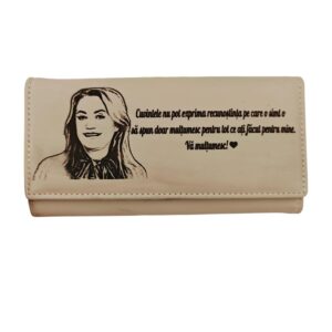 portofel dama personalizat Cuvintele