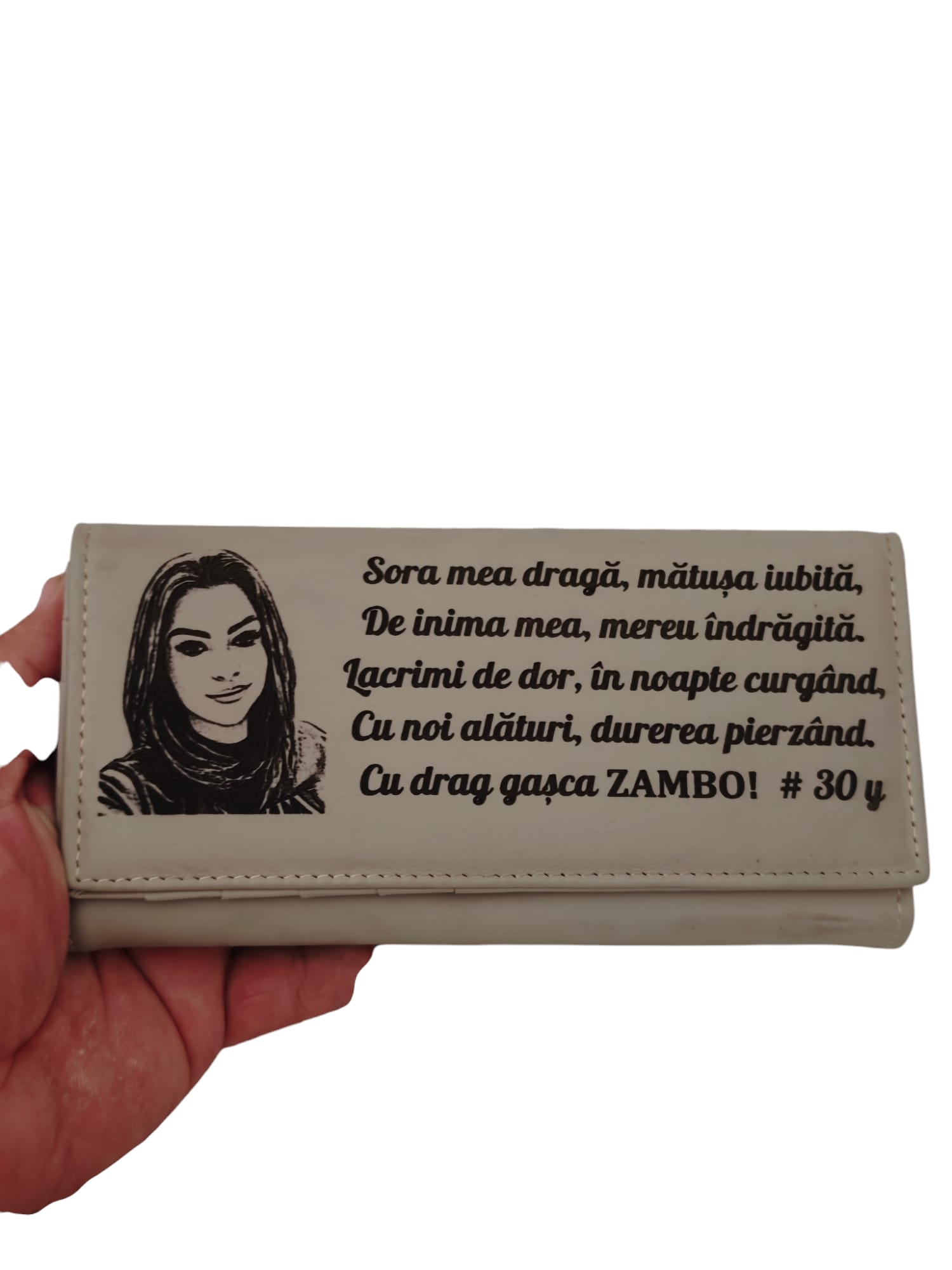 portofel dama beige Sora mea