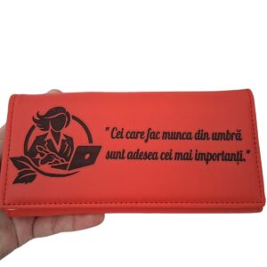 portofel dama piele naturala rousu Munca